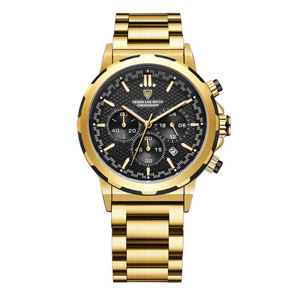 Orologio multifunzione in acciaio