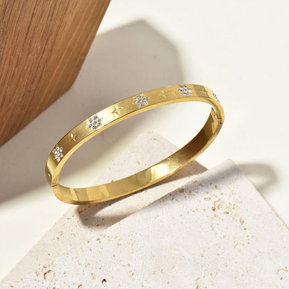 Bracciale girasole dorato