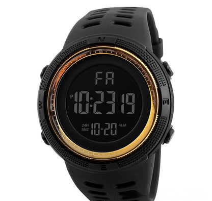 Orologio sportivo quadrante grande luminoso