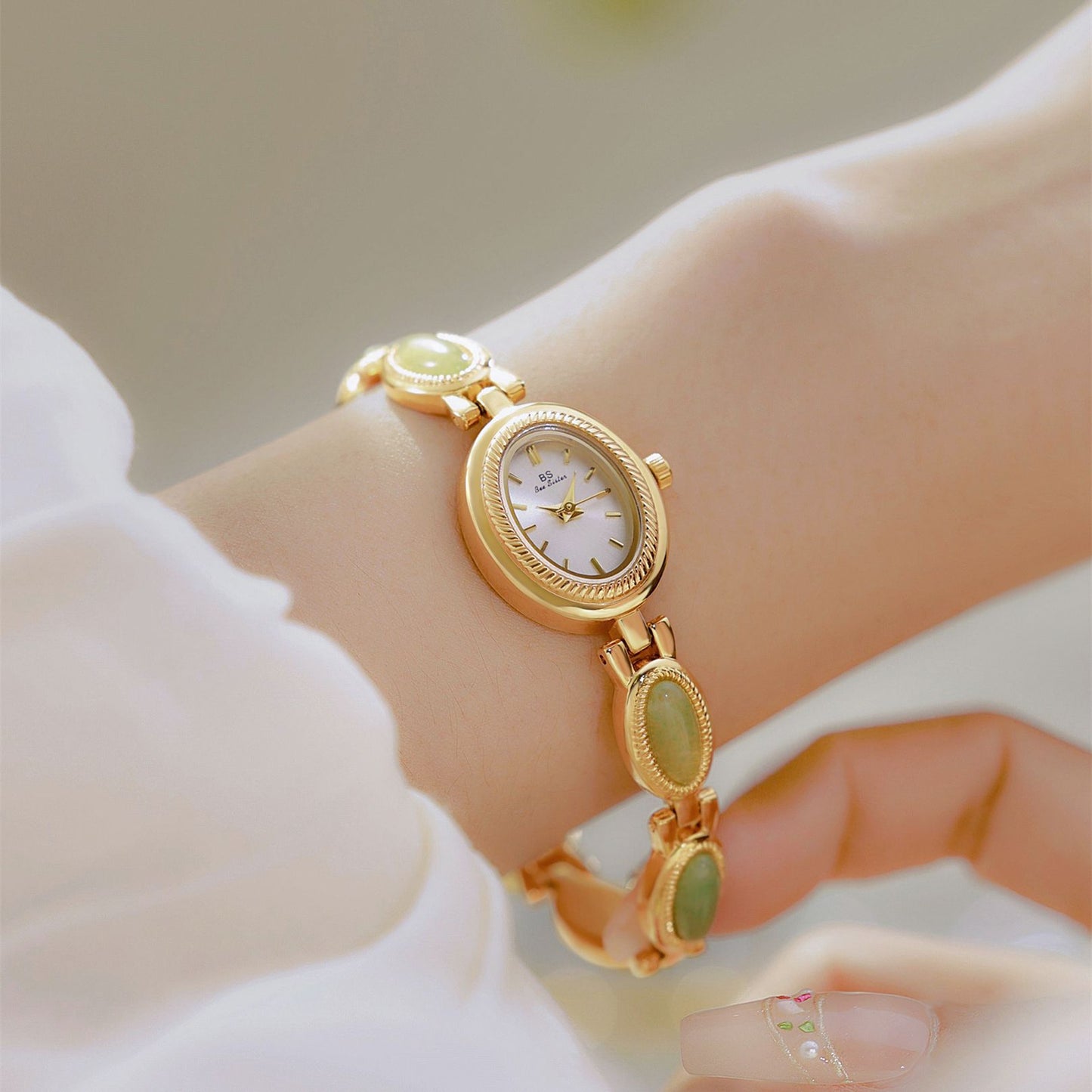Orologio giada catena