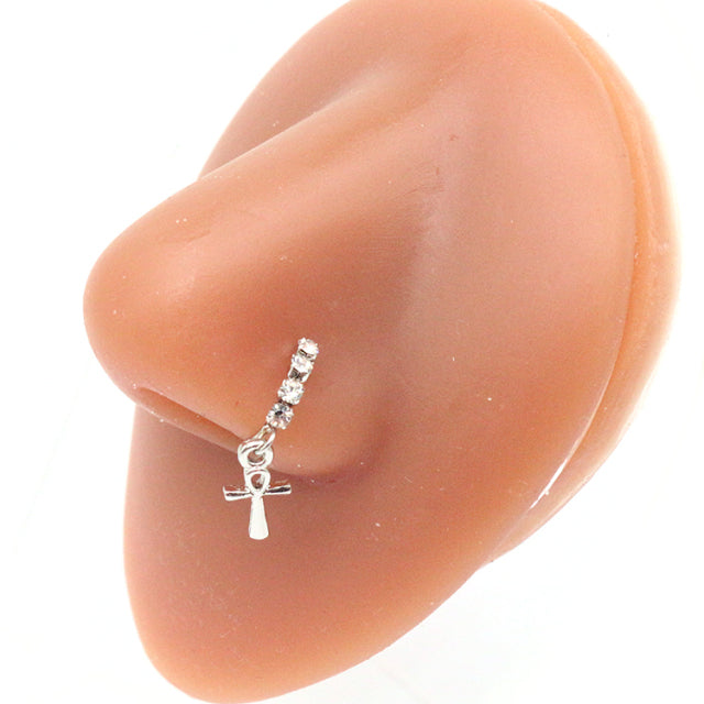 Piercing setto farfalla zirconi
