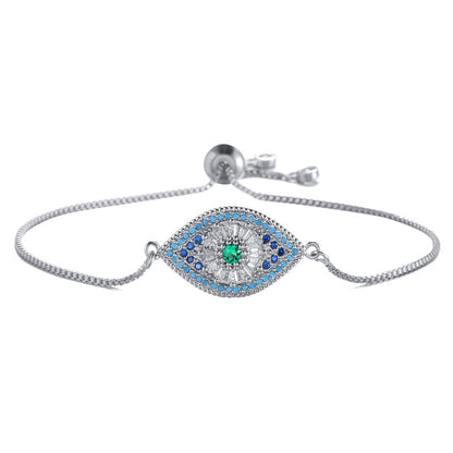 Bracciale occhio zircone rame