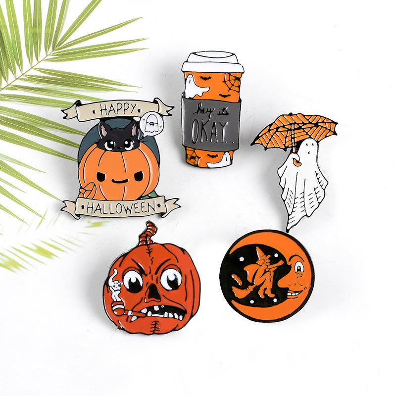 Spilla Halloween smaltata