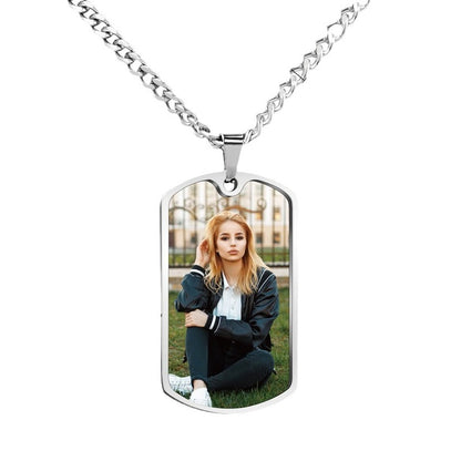 Collana acciaio personalizzata