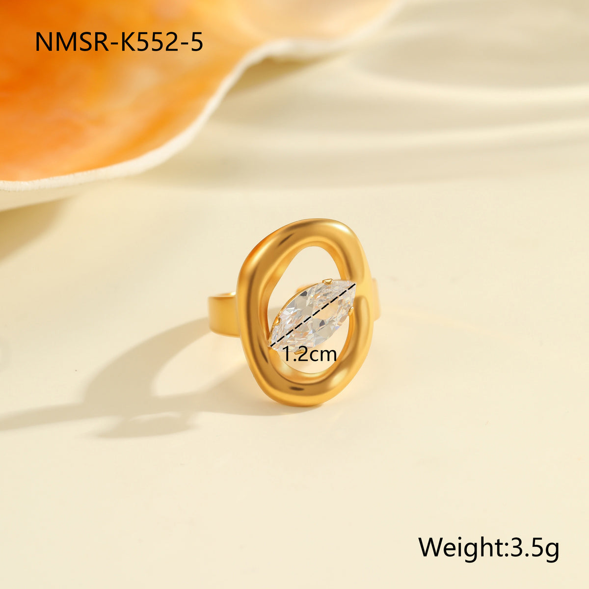 Anello zircone