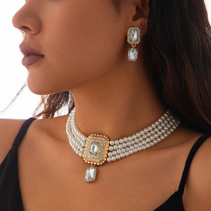 Collana di perle geometrica