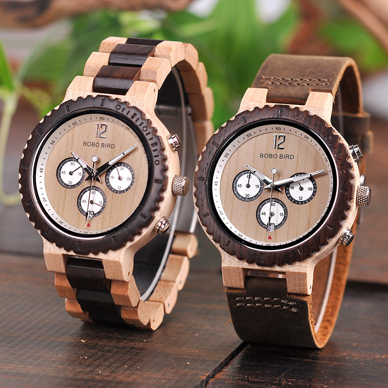 Orologio legno analogico classico