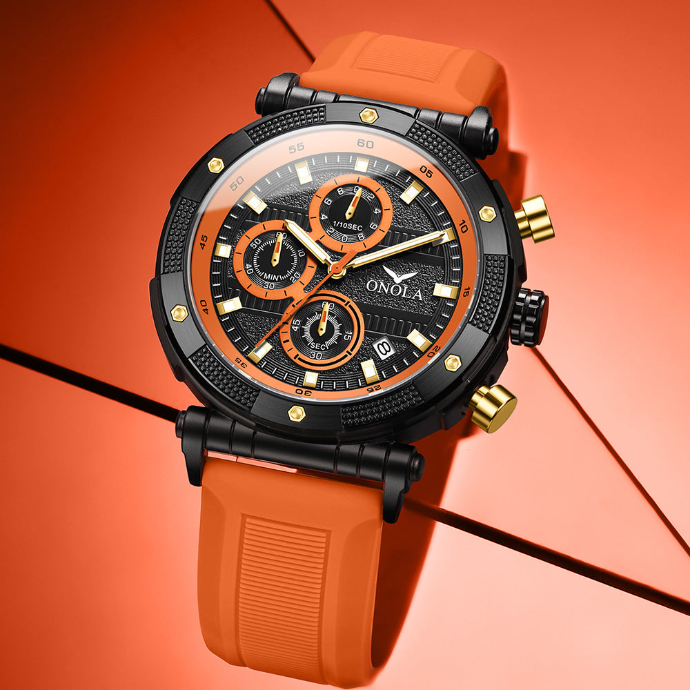 Orologio multifunzione impermeabile con cinturino in tela
