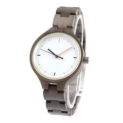 Orologio legno ebano chiusura pieghevole