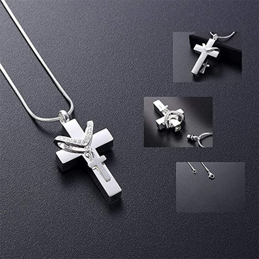 Collana Croce Doppia