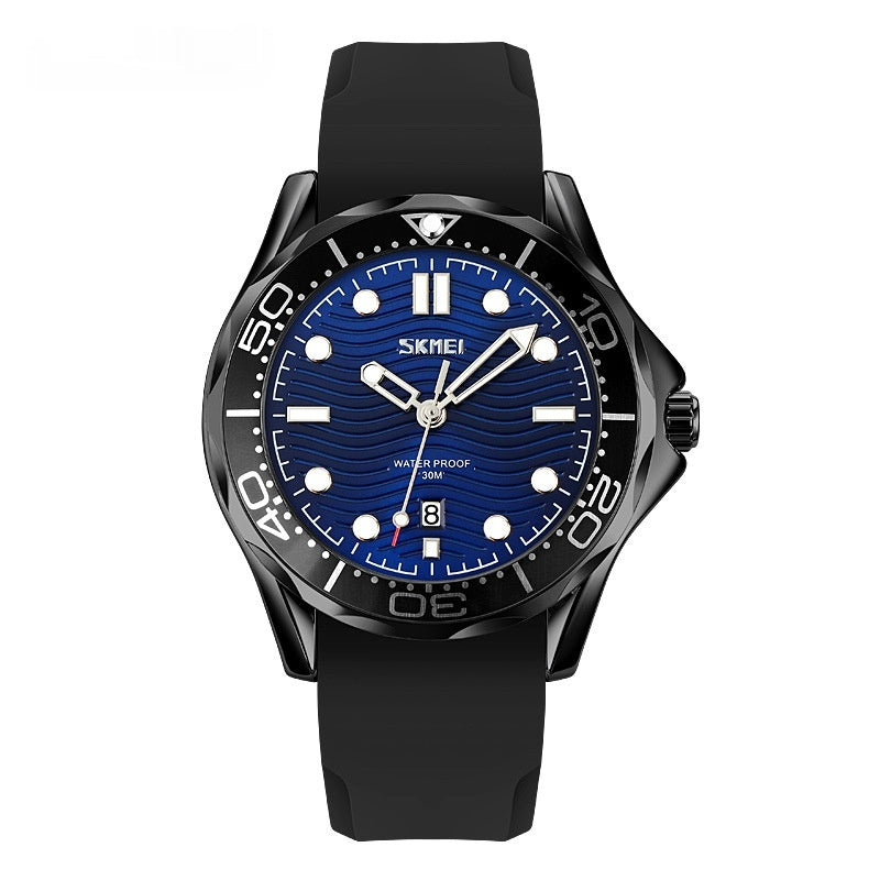 Orologio al quarzo luminescente da uomo