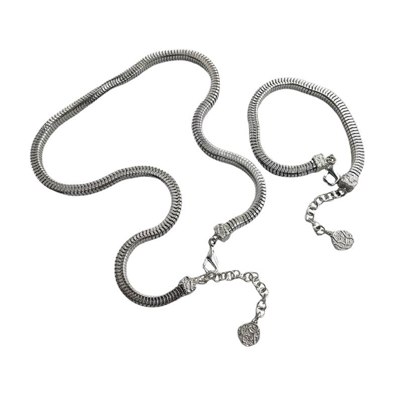 Bracciale catena ossa