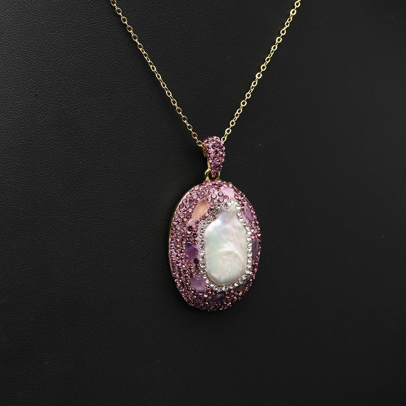 Collana acqua dolce barocca