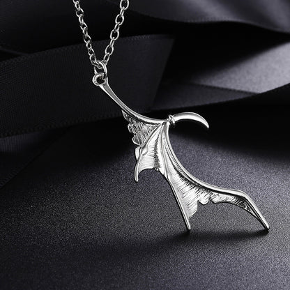Collana coppia ali pipistrello