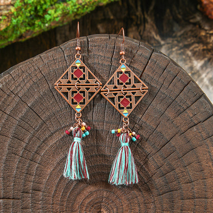 Orecchini boho con nappe
