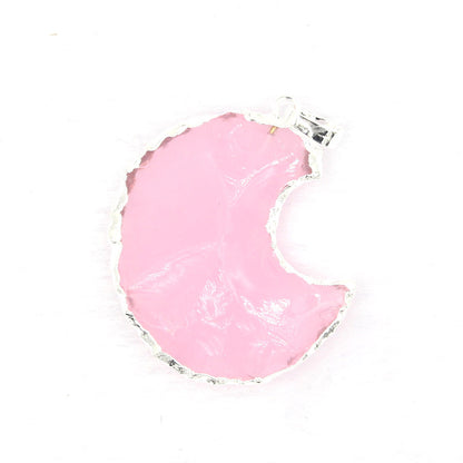 Pendente stella e luna sfaccettato