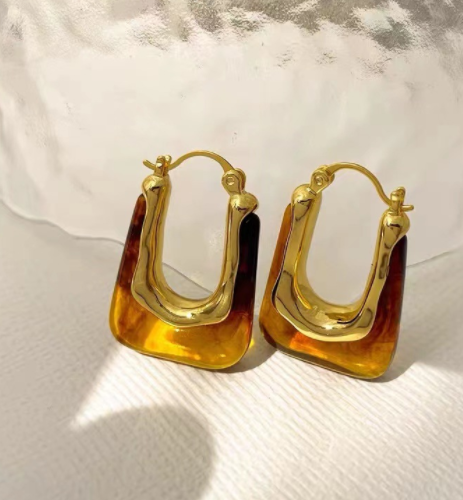Orecchini marmo
