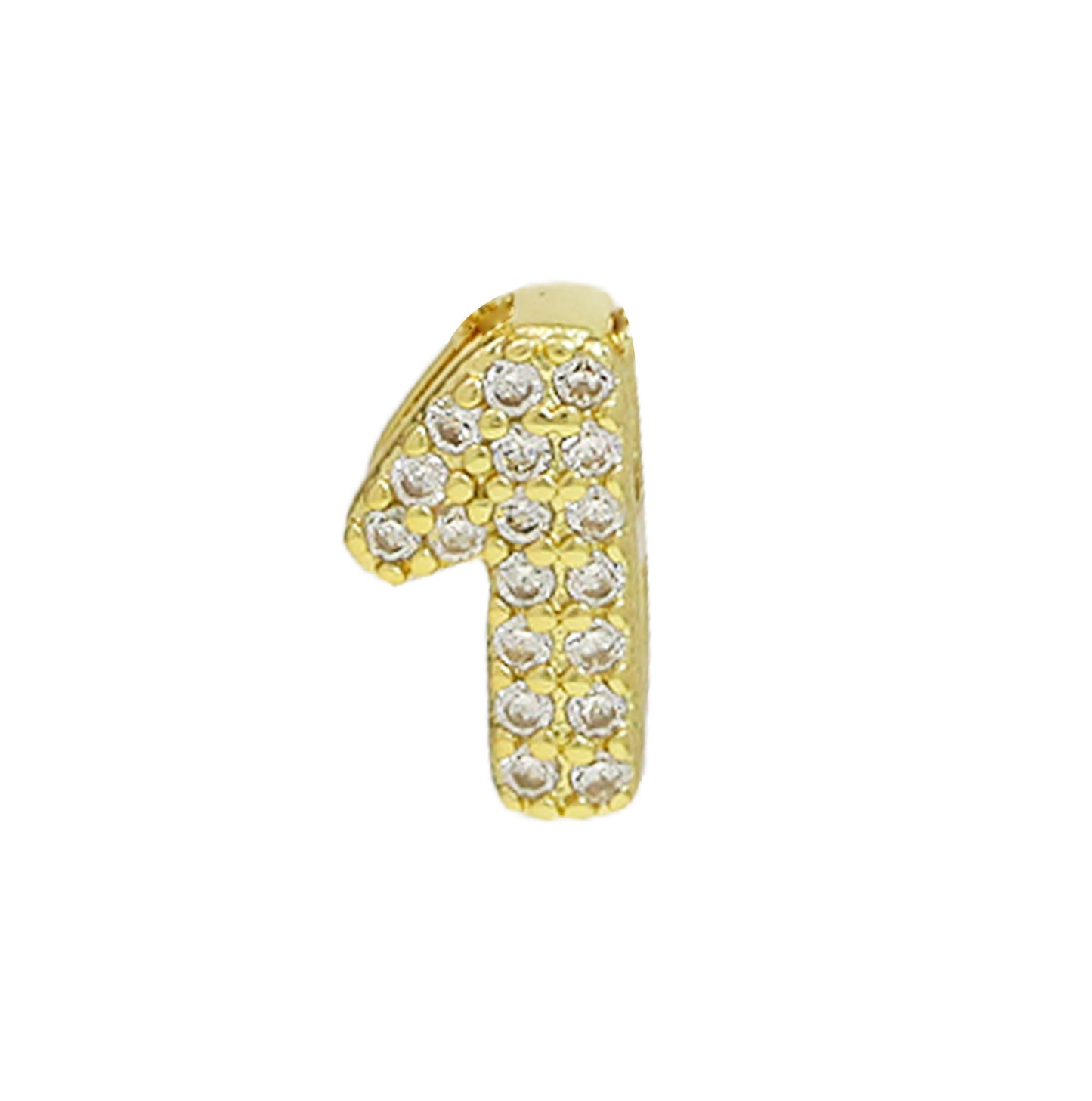 Ciondolo zircone ottone