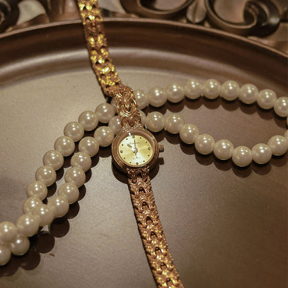 Orologio rame intrecciato
