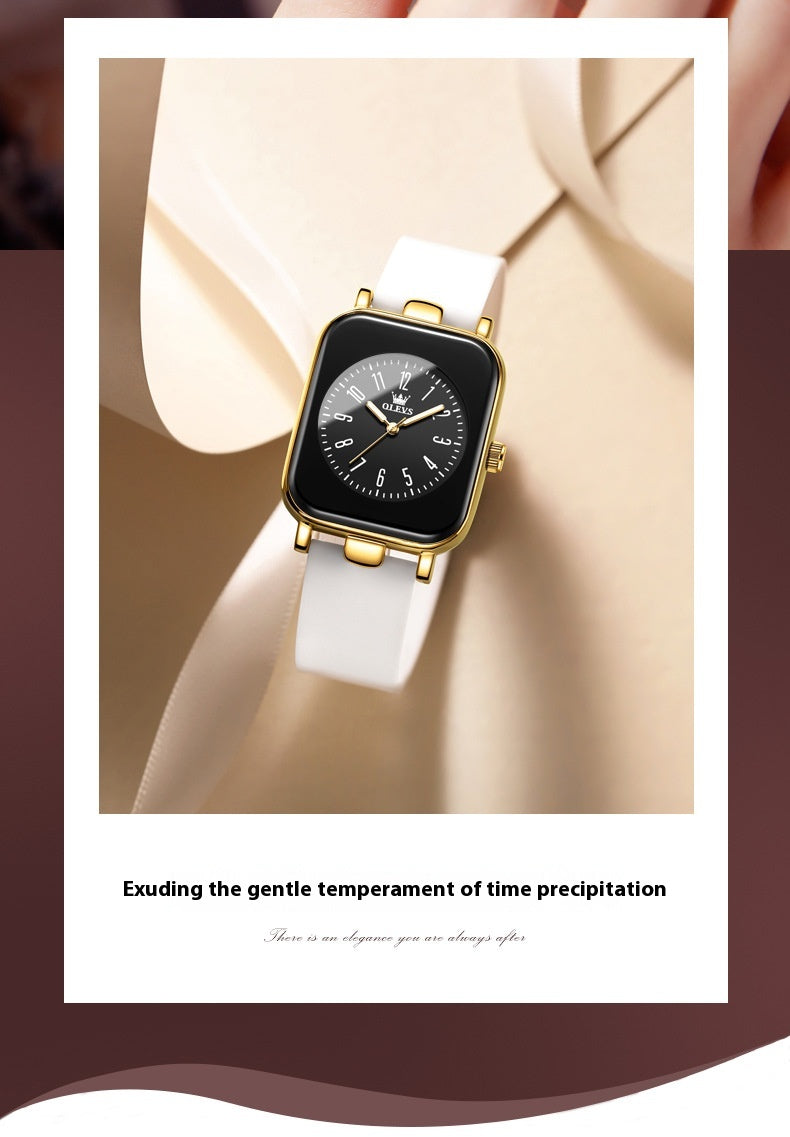 Orologio cinturino silicone da donna