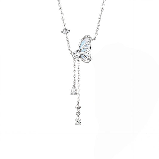 Collana farfalla e stelle luminescente
