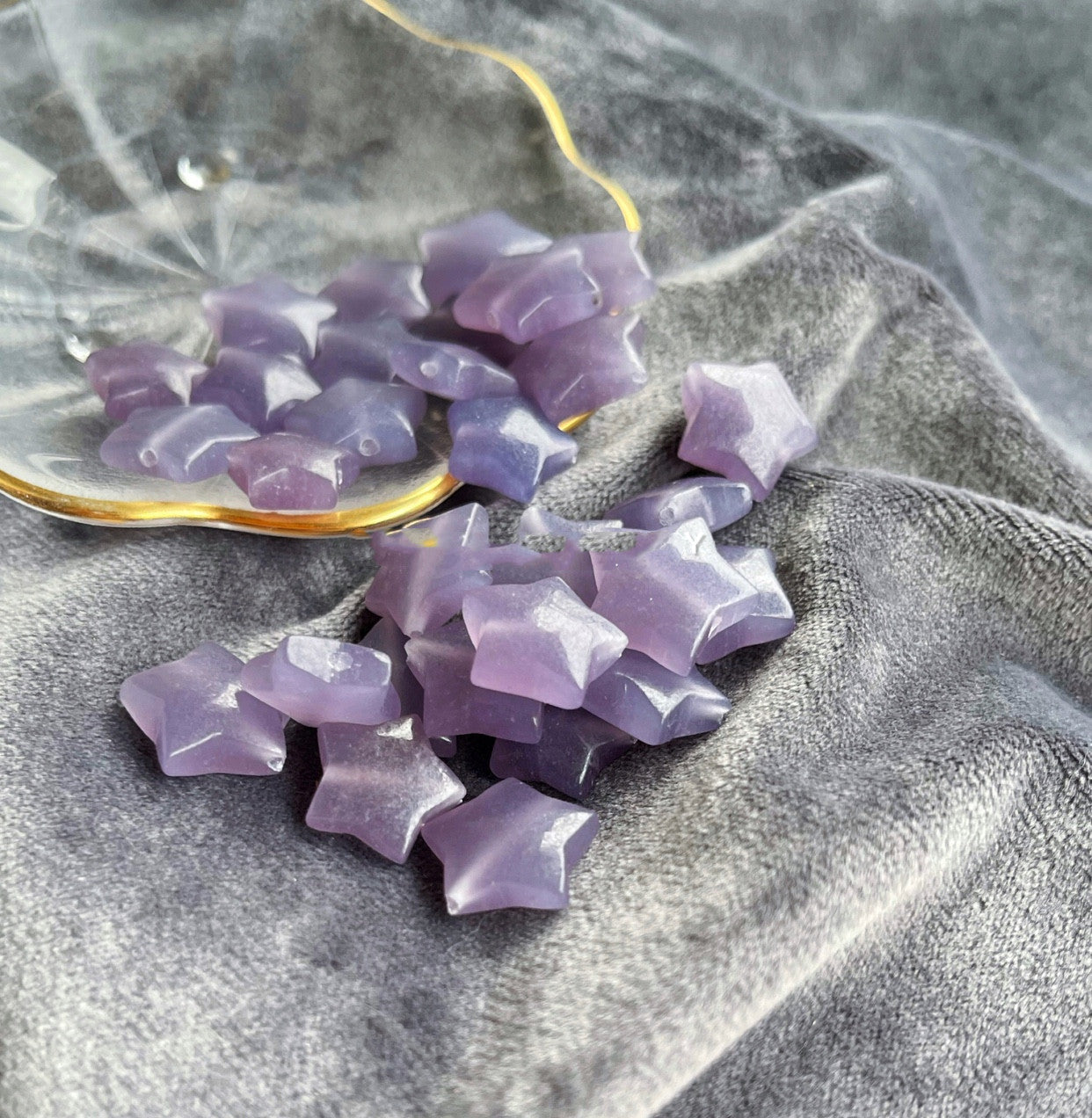 Pendente stella lepidolite