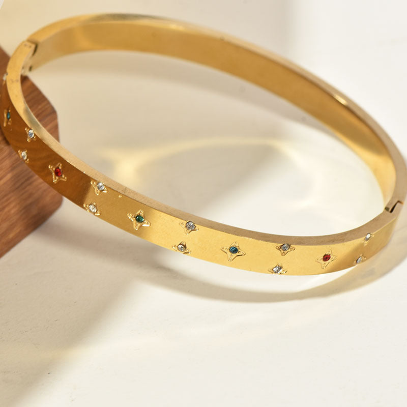 Bracciale girasole dorato