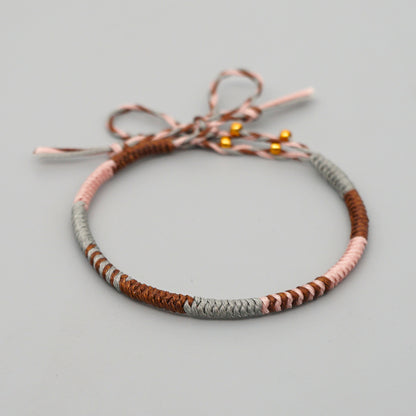 Bracciale natalizio corda