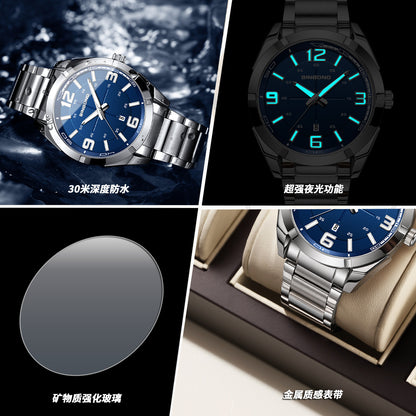 Orologio digitale in acciaio