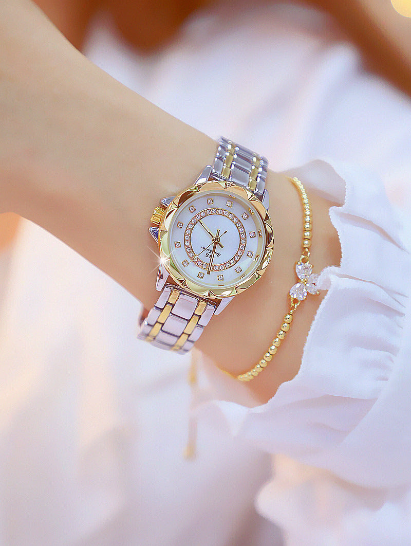 Orologio donna diamante a maglie