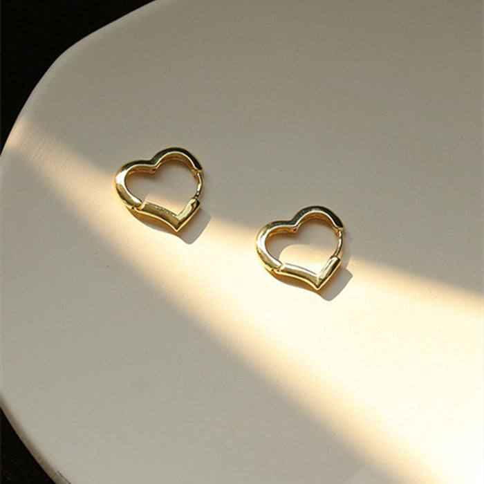 Orecchini ottone effetto oro