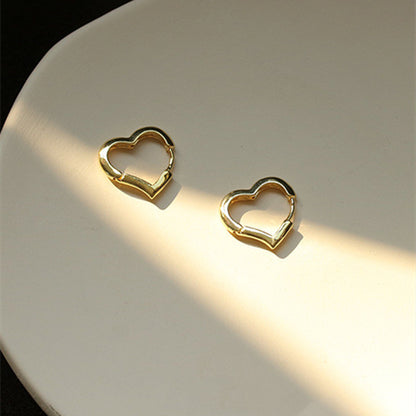 Orecchini ottone effetto oro