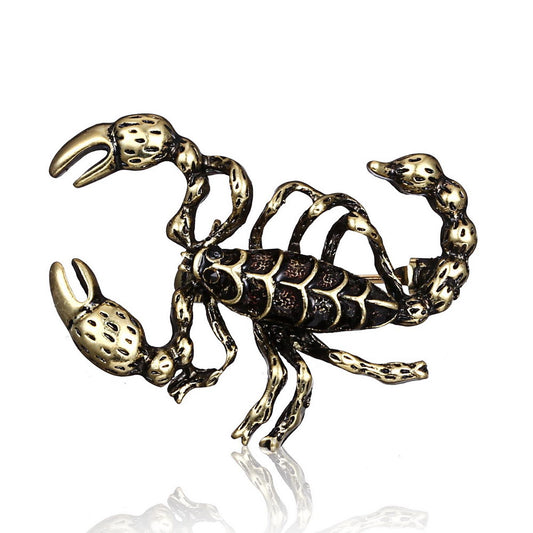 Spilla scorpione resina
