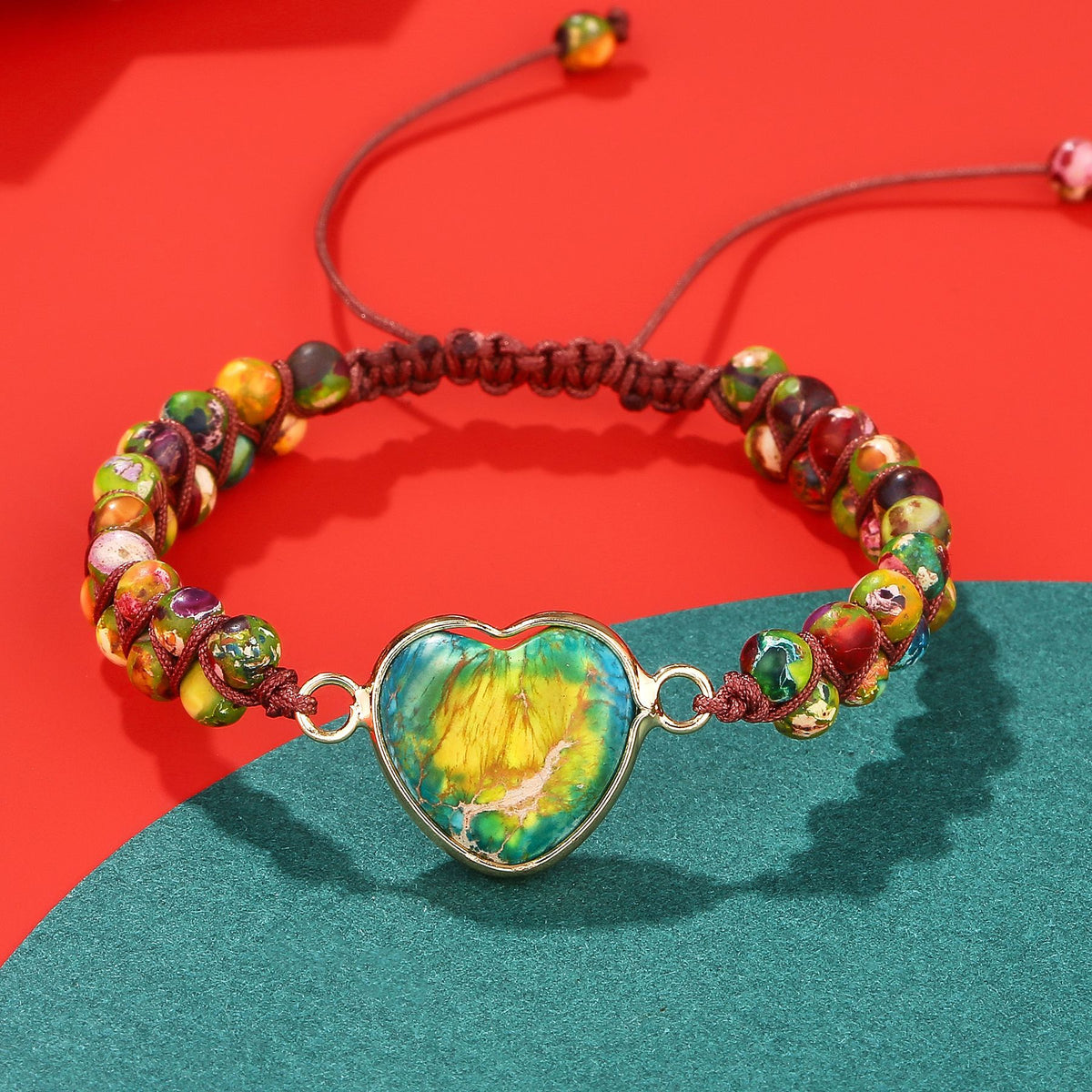 Bracciale cuore regolabile