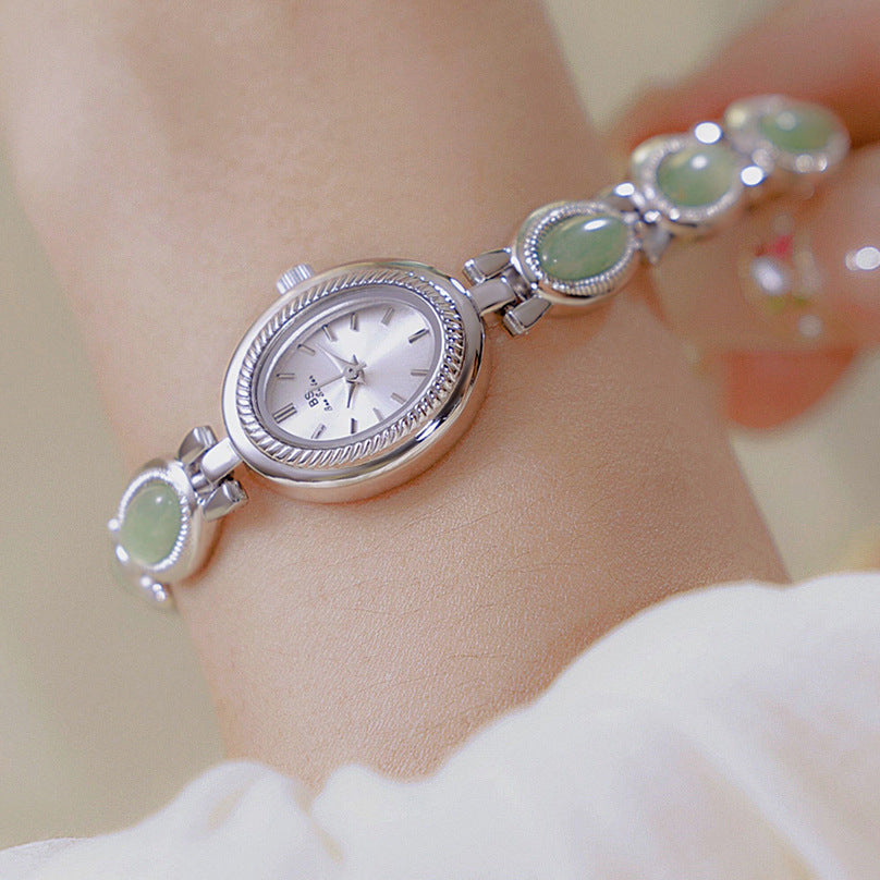 Orologio giada catena