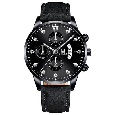 Orologio cronografo uomo con diamanti