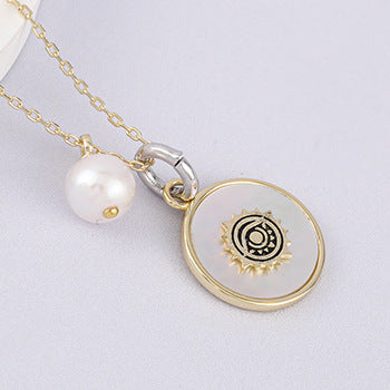 Collana perla barocca argento 925