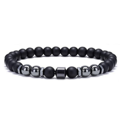 Bracciale ossidiana di coppia