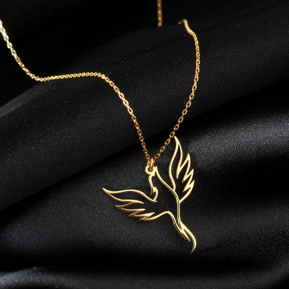 Collana minimalista acciaio inox