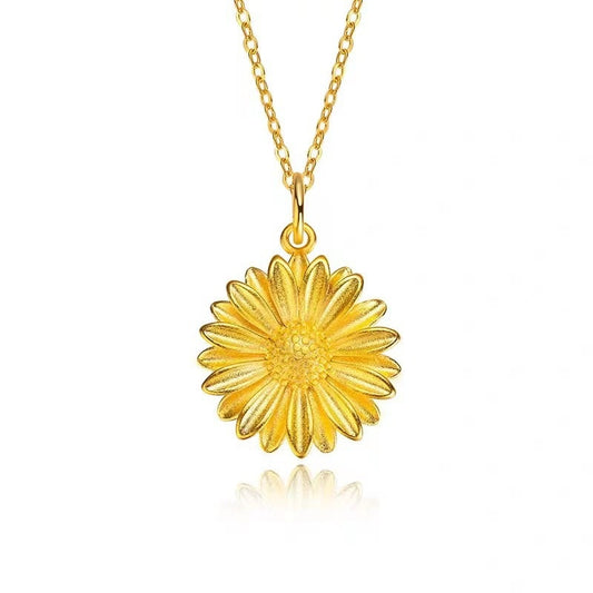 Collana Girasole oro placcato