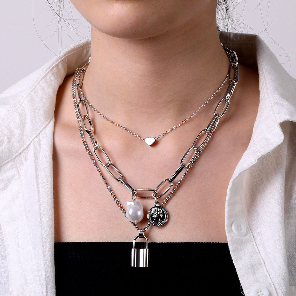 Collana perle barocche Retro personalizzabile