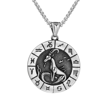 Collana segni zodiacali acciaio inossidabile