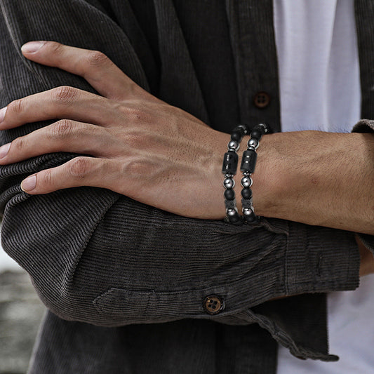 Bracciale zodiaco pietra vulcanica