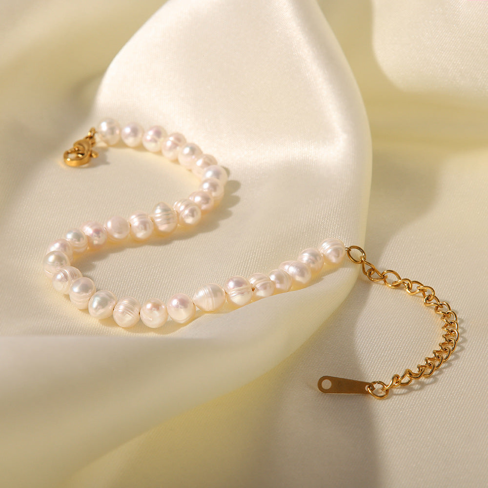 Bracciale perle barocche da donna