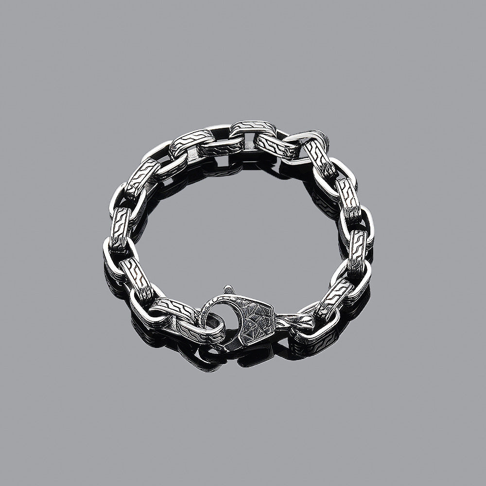 Bracciale da uomo in titanio vintage