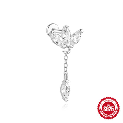 Orecchini Argento 925 con Cristalli