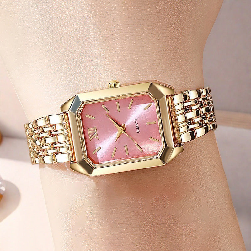 Orologio quadrato al quarzo da donna
