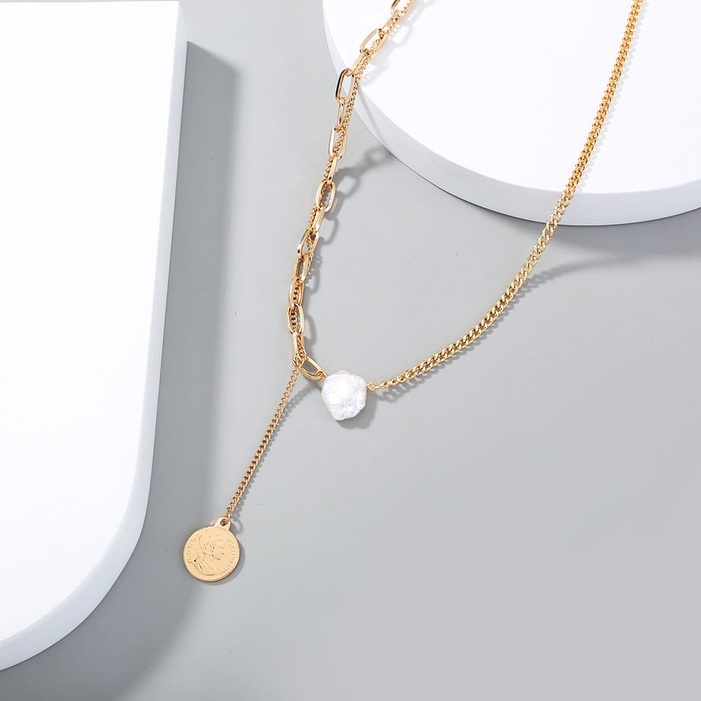 Collana perle barocco multistrato