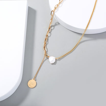 Collana perle barocco multistrato