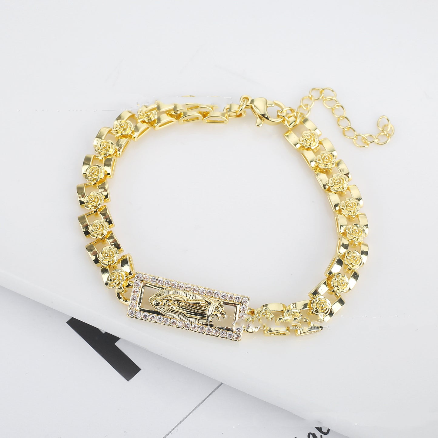 Bracciale catena rose